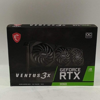 MSI GeForce RTX 3060 Ventus 3X OC 12GB GDDR6 Graphics Card 912-V397-673