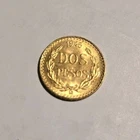 Photo of a Mexico 2 Pesos Gold coin from an eBay sale