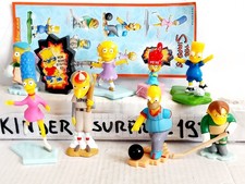 SORPRESINE KINDER FERRERO SERIE THE SIMPSONS 2010 ENTRA & SCEGLI FIGURE TOP RAR