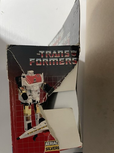 Hasbro Transformers G1 Aerialbot Silverbolt / Superion Vintage With BOX - Picture 8 of 13