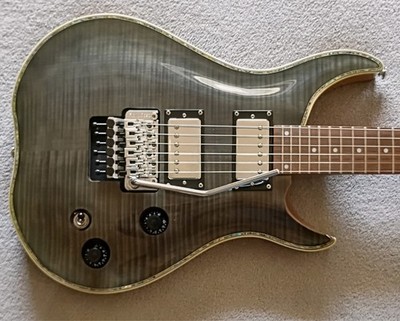 Agile Hawker Elite Guitar (Korea) Mahogany/Carved Flame Maple/Abalone ~ Fl. Rose