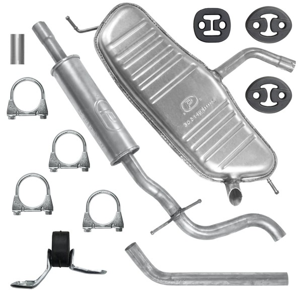 Auspuff SchalldäMpferset FüR Volkswagen Golf 5 V FließHeck 1.4 (2003-11/2008)-image