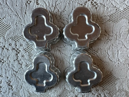 Lot of 12~ Vintage Aluminum Jello/DessertMolds--ring, Angel Cake, Spade, Domed - Picture 7 of 11