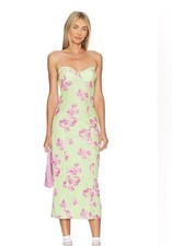 Love Shack Fancy Sima Midi Floral Dress Size XS
