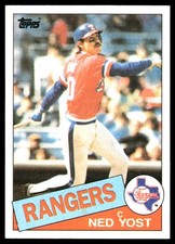 Ned Yost 1985 Topps #777 Texas Rangers MLB READ FREE SHIPPING AutographDen