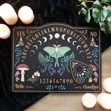 Dark Forest Talking Board with Planchette - Gothic Woodland Spirit Board