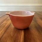 Vintage Anchor Hocking Fire King Orange Ombre Glass Mixing Bowl 6” MCM