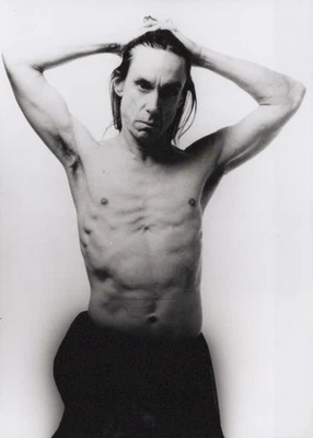 Iggy Pop Photographie Original Noir et Blanc Press Promotion Septembre 1993 - Photo 1/4