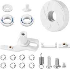 Pool Cleaner Idler Wheel Replacement Kit Part for Polaris 280 180, ABS Metal Whi