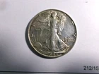 1944 50C Walking Liberty Half Dollar AU +