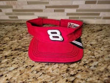 NASCAR Dale Jr Chase Racing Visor Hat Adjustable StrapBack Unisex Red Cap