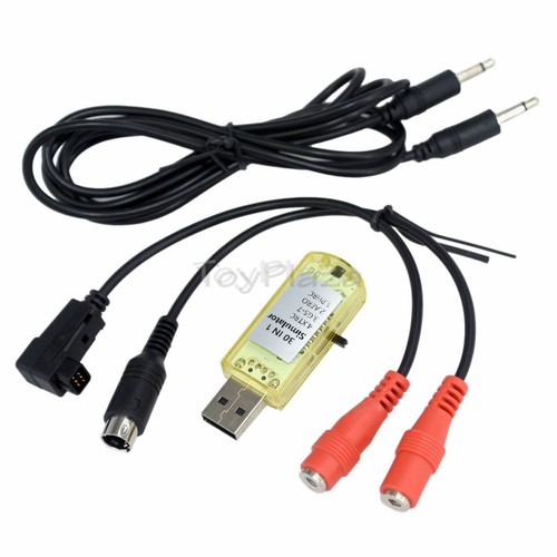 30 In 1 RC Simulator Cable & Dongle Drone Helicopter Airplane Boat Car Training - Picture 4 of 6