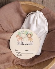 Baby Arrival Sign Hello World