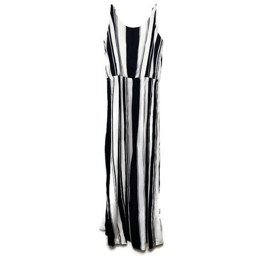 Always Indigo Black Striped Spaghetti 