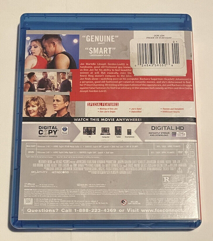 その他 Don Jon [Blu-ray] Amazon.com: Don Jon [Blu-Ray + DVD + Digital HD] : Movies & TV
