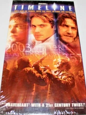 Timeline (Factory Sealed VHS) Paul Walker, Gerard Butler, Billy Connolly, Sci-Fi