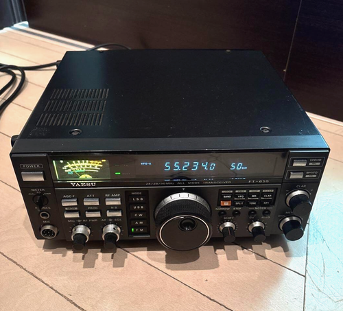YAESU FT-655 24/28/50MHz All Mode Transceiver Ham Radio Power-Comfirmed