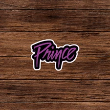 Prince Purple Retro Music Artist Sticker - 80s Pop Icon Decal #2346