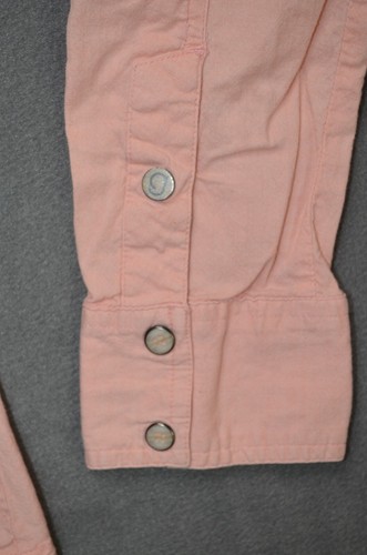 Gramicci Women's Snap Button Up Long Sleeve Shirt Size L Pink - Picture 2 of 12
