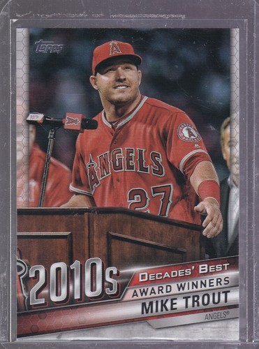 2020 Topps Decades Best #DB-93 Mike Trout - LOS ANGELES ANAHEIM ANGELS
