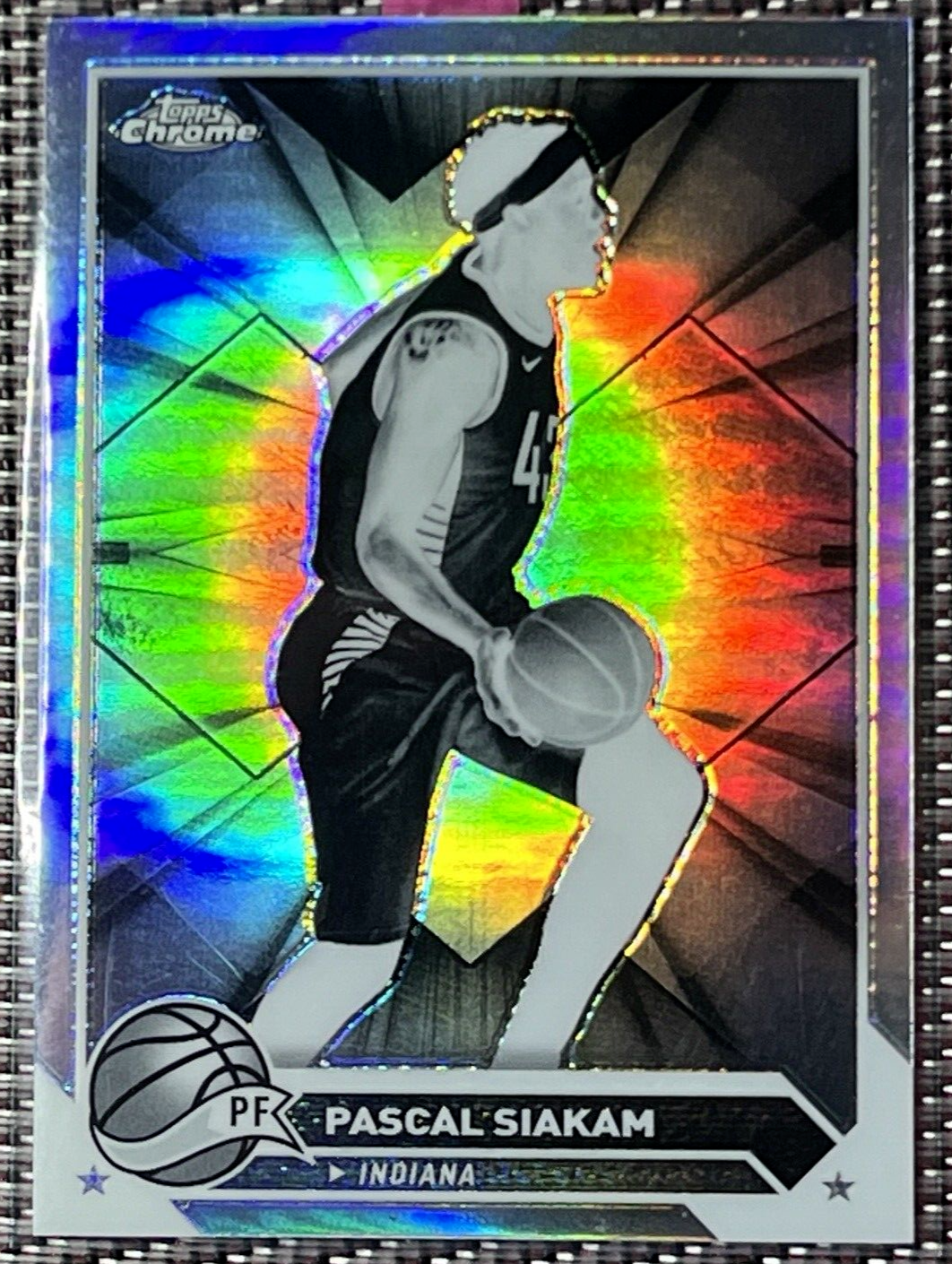 2023-24 Topps Chrome Basketball Pascal Siakam Negative SSP INSERT