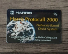 Harris Protocall 2000: $5 Network-Based Debit System 9/93 Rev #1 Phone Card