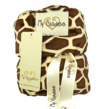 My Blankee Toddler Car Seat Cover Brown Giraffe
