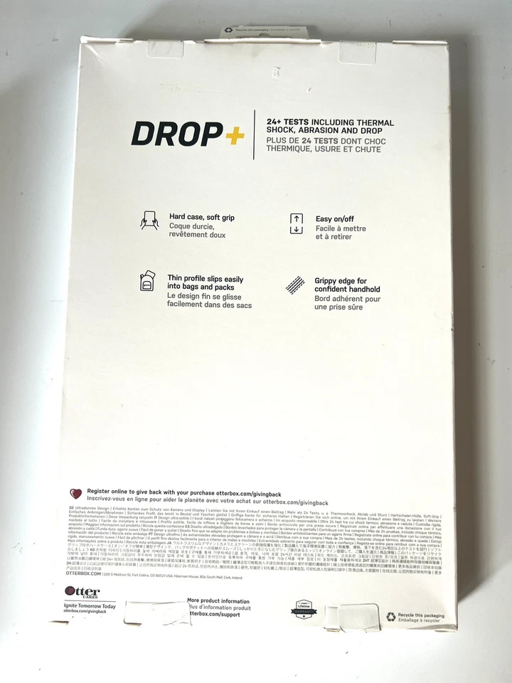 Otterbox React Ultra-Thin Case for the Samsung Galaxy Tab S7 FE 5G Clear / Black - Image 3 of 3