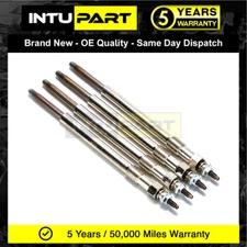 IntuPart 4X FOR FORD TRANSIT 2.4 DI & TDCI (2000-) DIESEL HEATER GLOW PLUGS FULL