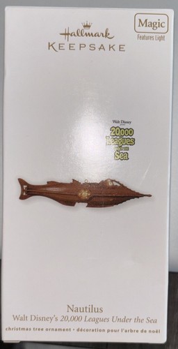 Hallmark Keepsake Ornament 20,000 Leagues Under The Sea Nautilus Disney 2011 NEW