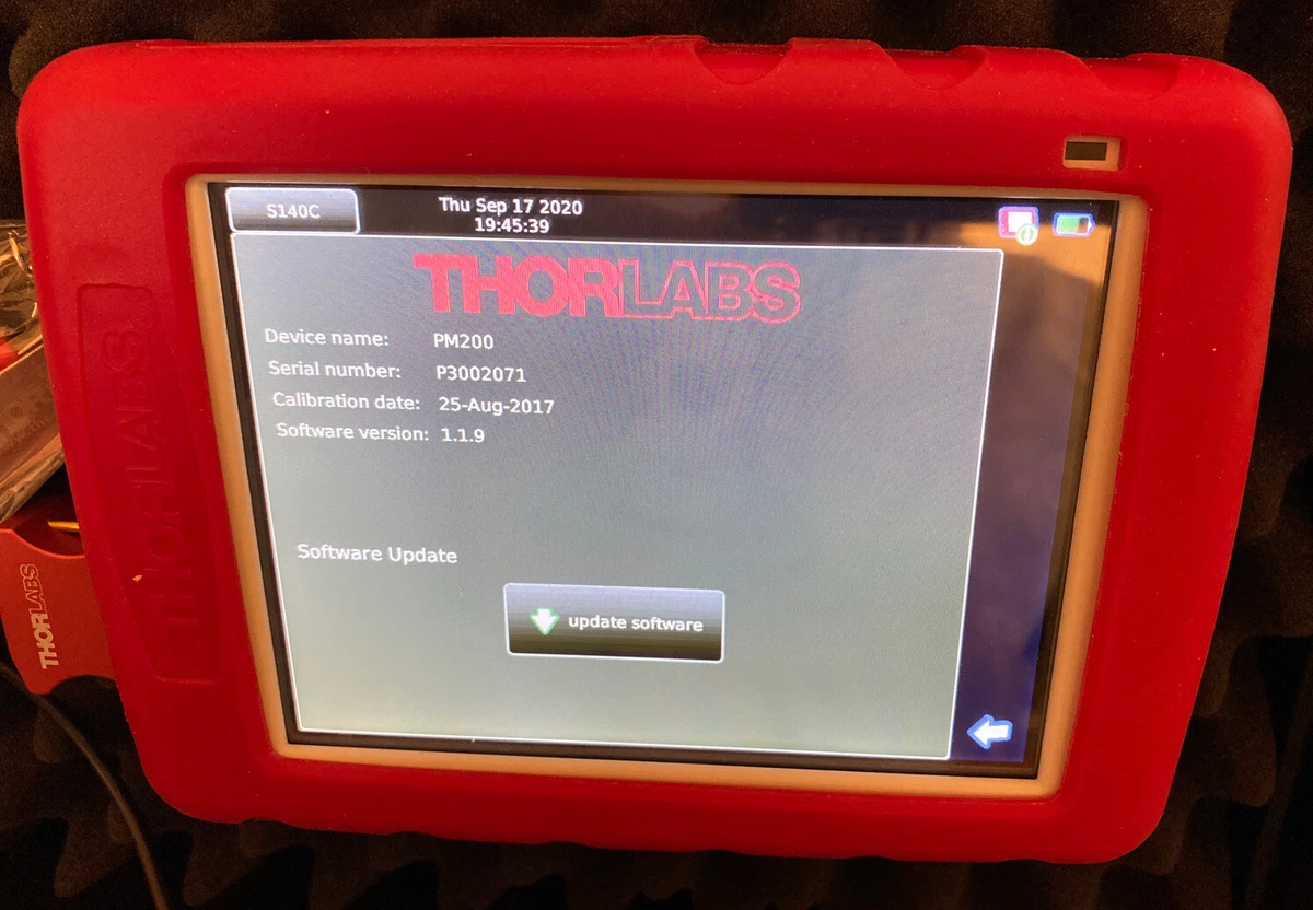Thorlabs PM200 パワーメーター ケースとアクセサリー付き-