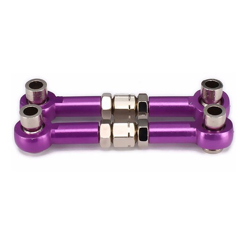 Aluminum Alloy Steering Rod Link Linkage Pull Rod for HSP RC Car 94123/94122 2PC - Picture 5 of 9