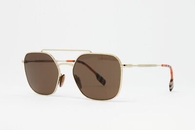 AUTHENTIC Burberry Gold Aviator Sunglasses NEW Burberry 3080 Sunglasses 114513 Gold 100% AUTHENTIC | eBay main image 4