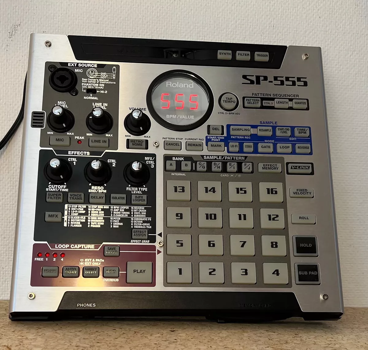 SP-555 Roland サンプラー