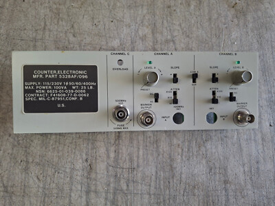 HP Hewlett Packard Agilent Circuit Board Front Display 5328A 5328AF/096 Counter