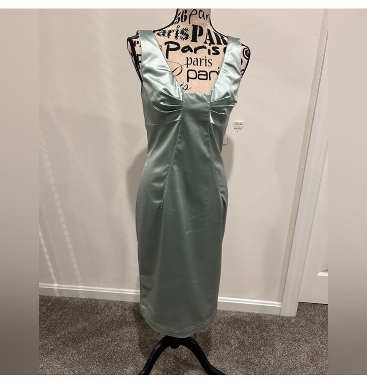 mint green shift dress New Dolce & Gabbana Women Color Midi Length Size M / IT 46 Christmas gown