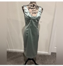 New Dolce & Gabbana Women Mint Color Shift Midi Length Dress Size M / IT 46