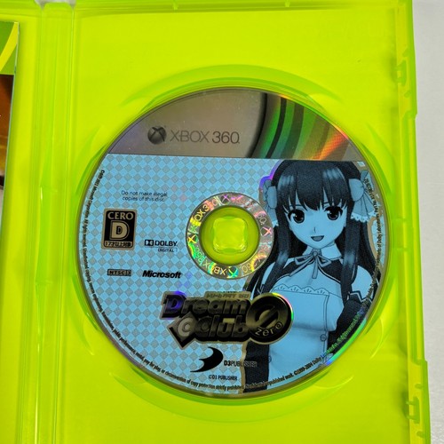 Dream Club Zero Xbox 360 NTSC J Complete With Manual Tracked Japanese Import - Picture 6 of 7