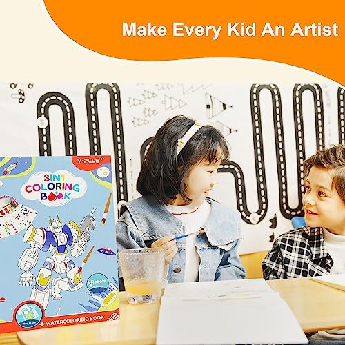 YPLUS Paint with Water Books for Toddlers, Watercolor Painting Paper