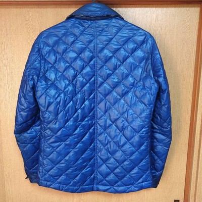 Burberry Black Label Quilted Jacket Down Jacket Men L Size Used
