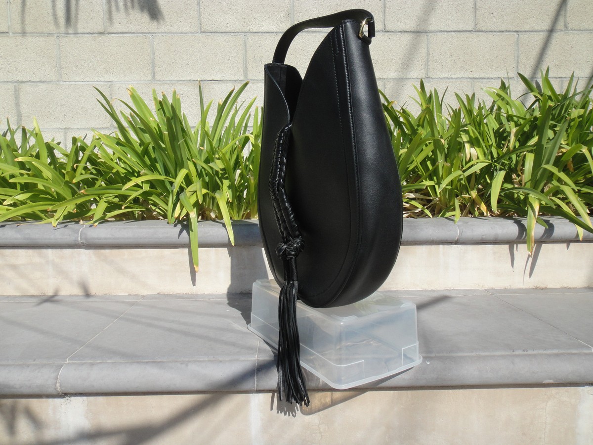 Altuzarra GHIANDA KNOT LARGE HANDBAG, Black Pebbled Leather MSRP