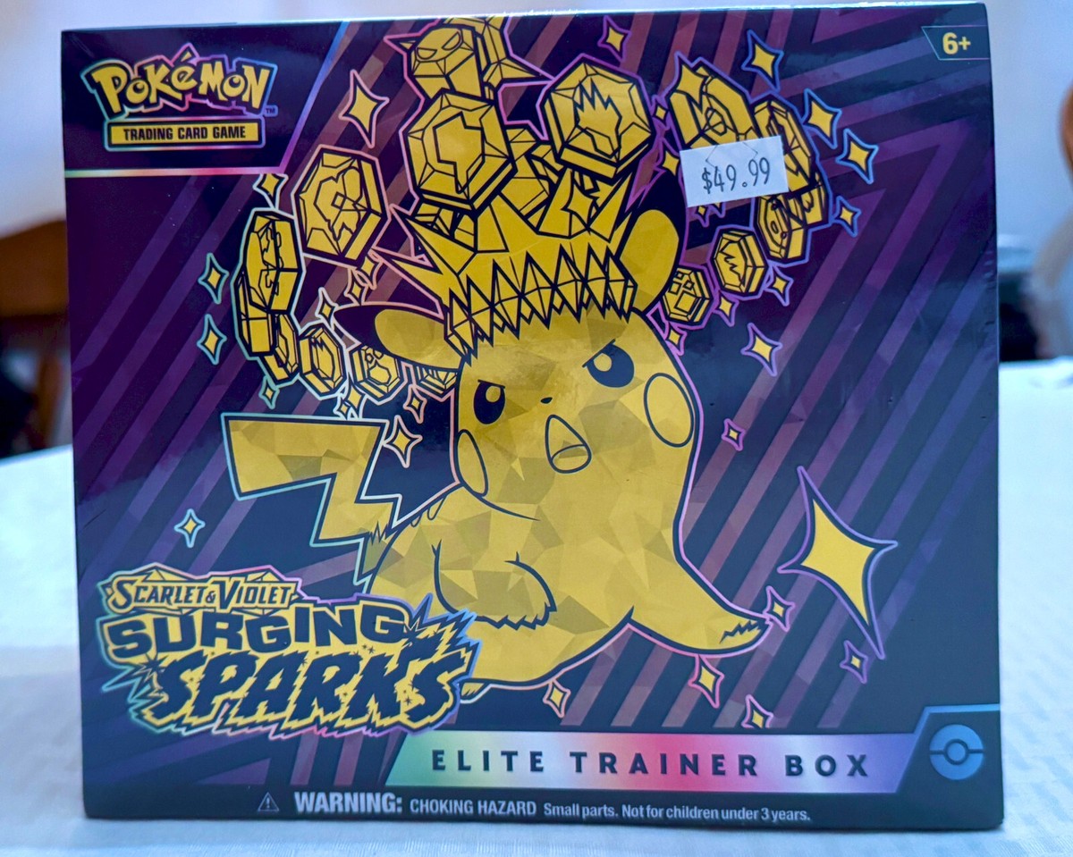 ポケカ エリートトレーナーボックス Surging Sparks Amazon.com: Pokémon TCG: Scarlet & Violet - Surging Sparks
