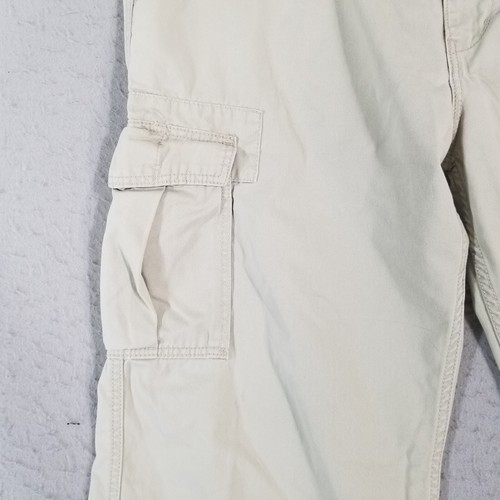Levi's cargo hiking pants men's 42x32 beige loose straight baggy Grunge Hip Hop - Picture 7 of 15