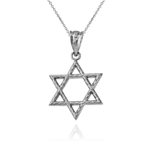 Sterling Silver Star of David Charm 