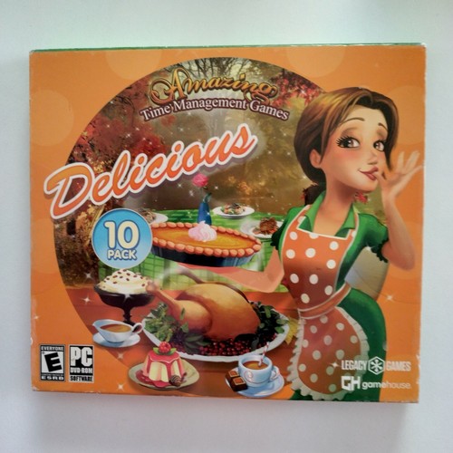 Delicious - 10 Pack - Amazing Time Management Game - PC DVD Game - NEW (SEALED)