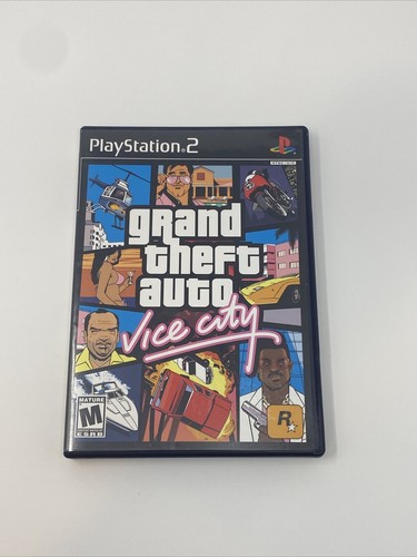 Grand Theft Auto: Vice City (Sony PlayStation 2, 2002) GTA PS2 Black Label CIB - Picture 2 of 6