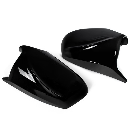 Tapa de cubierta de espejo retrovisor negro brillante para BMW Serie 5 F10 530i 550i 2011-2013 - Imagen 6 de 14