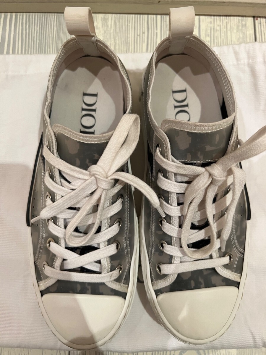 DIOR B23 Oblique Black Jacquard Low Top Sneakers Canvas Size DIOR B23 Oblique Black Jacquard Low Top Sneakers Canvas Size