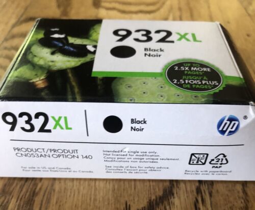 Original HP 932XL schwarze Tintenpatrone ABGELAUFEN 3/2019 - Bild 2 von 4