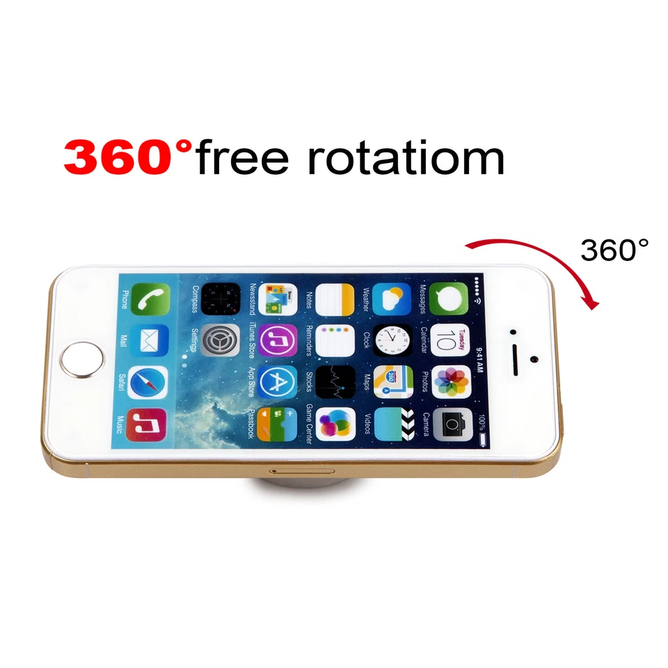 Универсальный автомобильный держатель для сотового телефона Apple iPhone 6s 7 Plus с креплением на приборную панель - Изображение 4 из 4